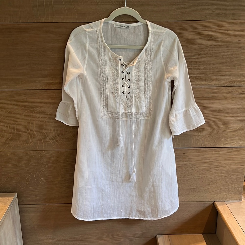 Subtle Luxury Tunic Blouse